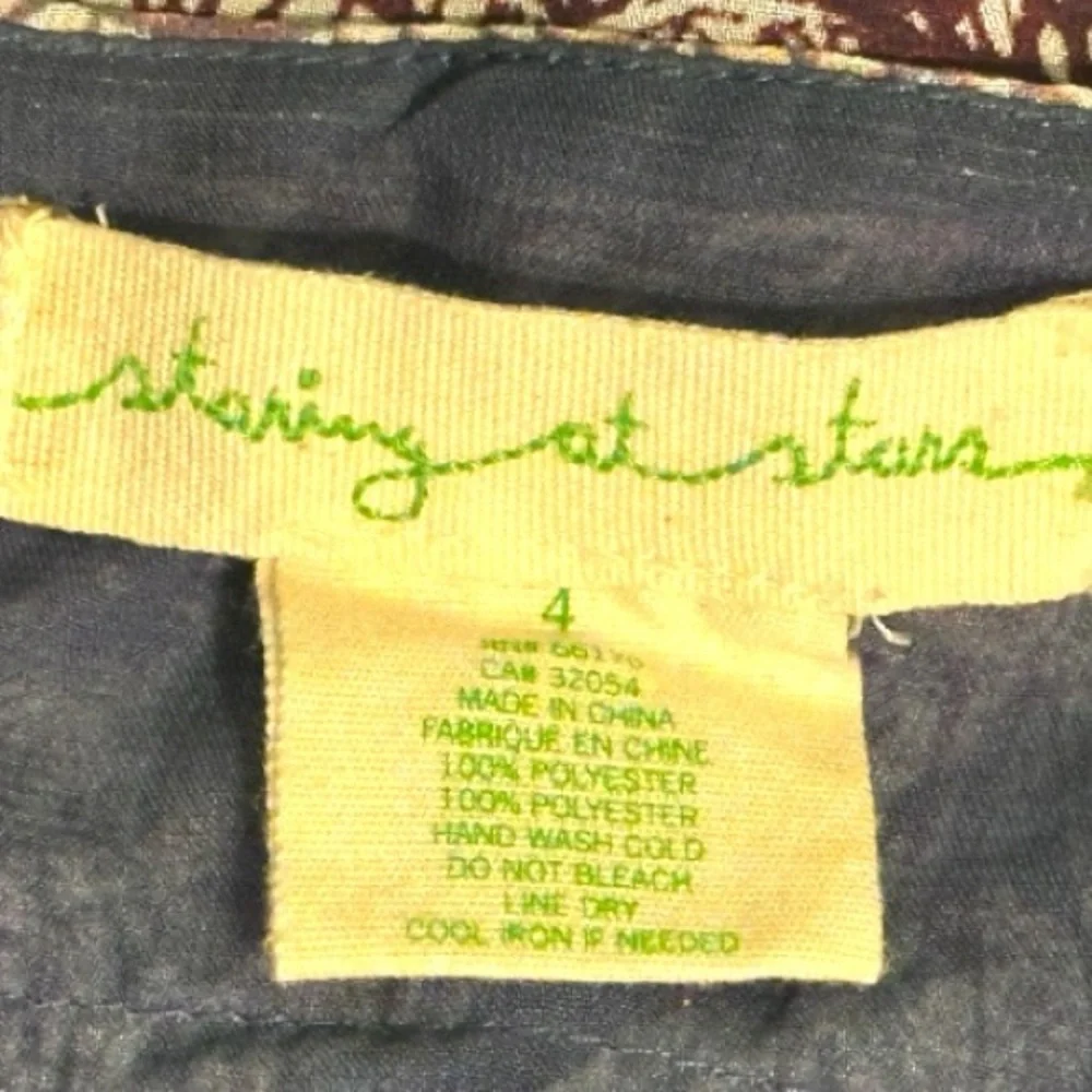 GUC Staring at Stars Strappy Flowy Mini Dress. Size 4 - Picture 10 of 11